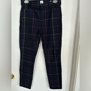 Gap, plaid signature skinny ankle pants , size 8